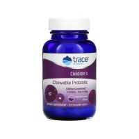 Пробіотики Trace Minerals Дитячий пробіотик, смак винограду, Children's Chewable Probiotic, 30 (TMR-00327)