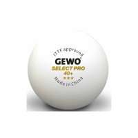М'ячик для настільного теніса Gewo Select Pro 40+ ITTF 6 шт (86481200) (931059)