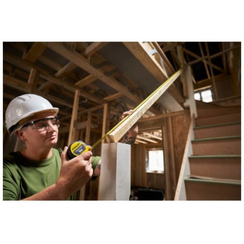 Рулетка Stanley CONTROL-LOCK, 5мх25мм, у прогумованому корпусі, з двосторонньою шкалою (STHT37231-0)