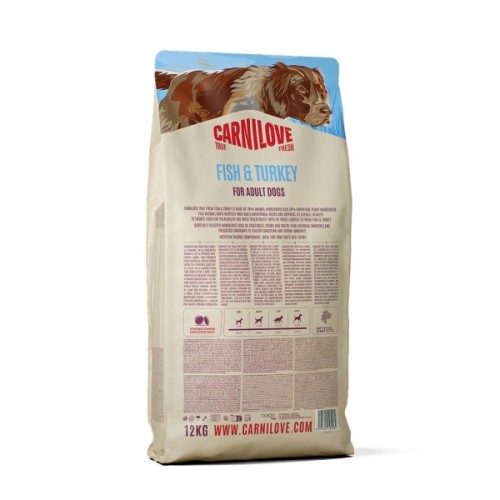 Сухий корм для собак Carnilove True Fresh Fish & Turkey 12 кг (8595602582082)