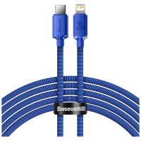 Дата кабель USB-C to Lightning 2.0m 20W blue Baseus (CAJY000303)