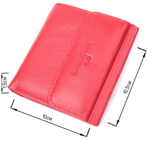 Гаманець ST Leather З натуральної шкіри Червоний (22543)