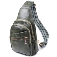 Сумка Vintage З екошкіри Зелена (22756)