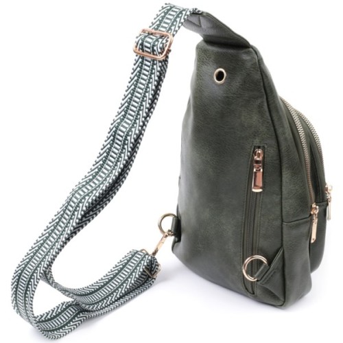 Сумка Vintage З екошкіри Зелена (22756)