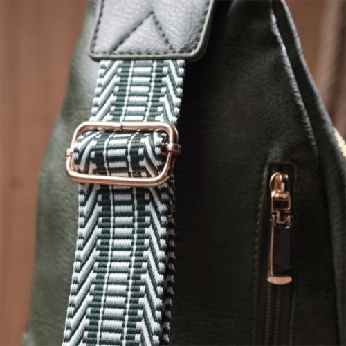 Сумка Vintage З екошкіри Зелена (22756)