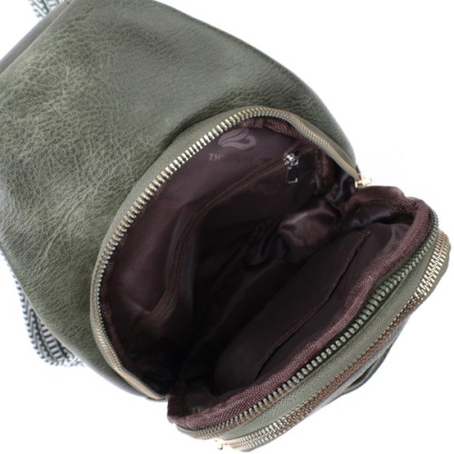 Сумка Vintage З екошкіри Зелена (22756)