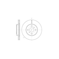 Гальмівний диск REMSA 6635.10