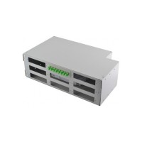 Патч-панель оптична 3U, універсальна, сплайс касети S336 Crosver (FOB 19/3-336/36-3-72)