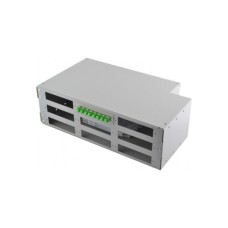 Патч-панель оптична 3U, універсальна, сплайс касети S336 Crosver (FOB 19/3-336/36-3-72)