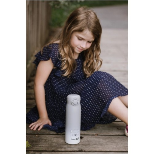 Поїльник-непроливайка FreeON термопляшка, сіра 480 мл (380715)