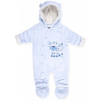 Чоловічок дитячий Luvena Fortuna флісовий теплий з капюшоном для хлопчиків (G8596.12-18)