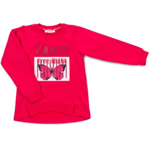 Спортивний костюм дитячий Breeze з метеликом (13080-140G-fuchsia)