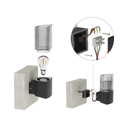 Світильник EMOS E27 25 Вт IP54 (ZGL010P)