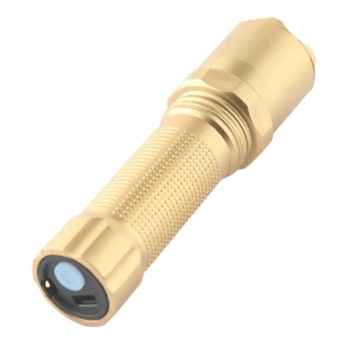 Ліхтар Quantum Minik gold 3W LED з USB 40шт/уп (QM-FL1044-B)