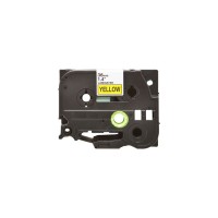 Стрічка для принтера етикеток UKRMARK B-T661P-BK/YE, сумісна з TZE661 ламінована, 36мм х 8м. black on yellow (900604)