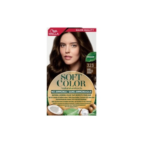 Фарба для волосся Wella Soft Color Безаміачна 323 - Темна робуста (3616302076833)