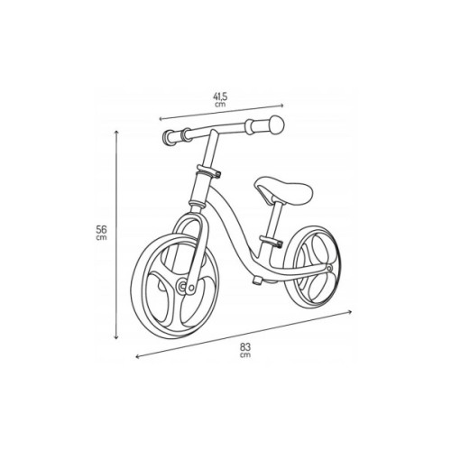 Біговел MoMi ISOKA LED pink (ROBI00074)