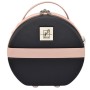 Косметичка Semi Line Бьюті-кейс 5L Black/Pink Cream (DAS302669)