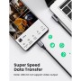 Дата кабель USB-C 2.0 to USB-C 1.0m 90° corner US334 black Ugreen (70643)