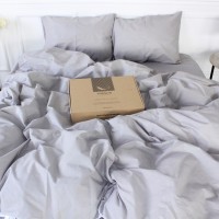 Постільна білизна MirSon Ranforce Elite 16-5703 Light Gray 110х140 (2200004663067)