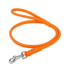 Повідець для собак WAUDOG Glamour круглий L d 13 мм Д 122 см помаранчевий (33794)