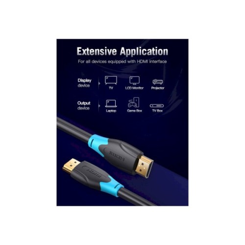 Кабель мультимедійний HDMI M to HDMI M 5.0m V2.0 4K60Hz Vention (AACBJ)