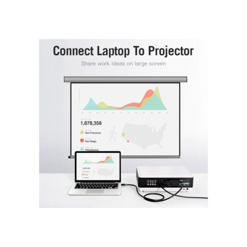 Кабель мультимедійний HDMI M to HDMI M 5.0m V2.0 4K60Hz Vention (AACBJ)