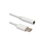 Перехідник Lapara USB Type-C Male - Audio AUX mini jack 3,5 mm Female (LA-Type-C-Audio-3.5mm white)