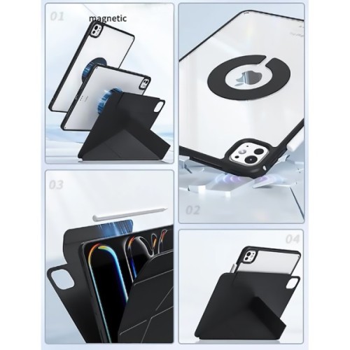 Чохол до планшета BeCover Ultra Slim Origami Flex Apple iPad Pro 11" M4 2024 Black (712977)