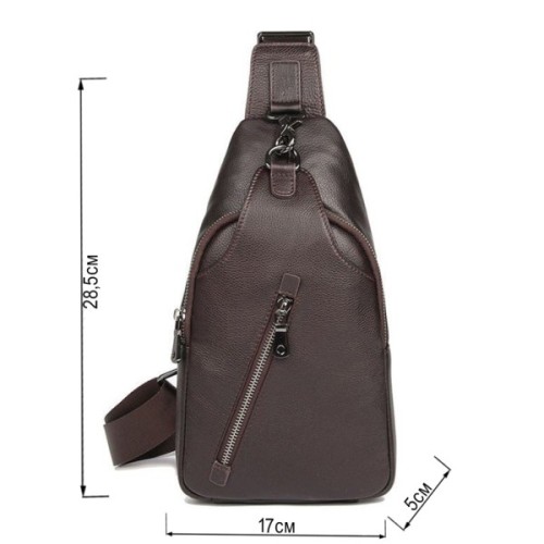 Сумка Vintage Чоловіча через плече Коричнева (14952)