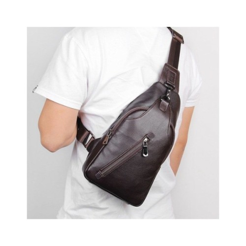 Сумка Vintage Чоловіча через плече Коричнева (14952)