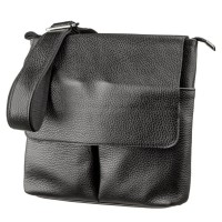 Сумка Shvigel З натуральної шкіри Чорна (11157)