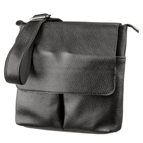 Сумка Shvigel З натуральної шкіри Чорна (11157)