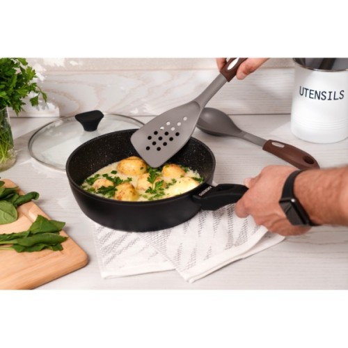 Лопатка кухонна Ardesto Gemini, 32см, нейлон, сіро-коричневий (AR2133PG)