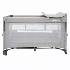 Дитячий манеж Velano з другим ярусом та пеленатором Tino, light grey (46159)