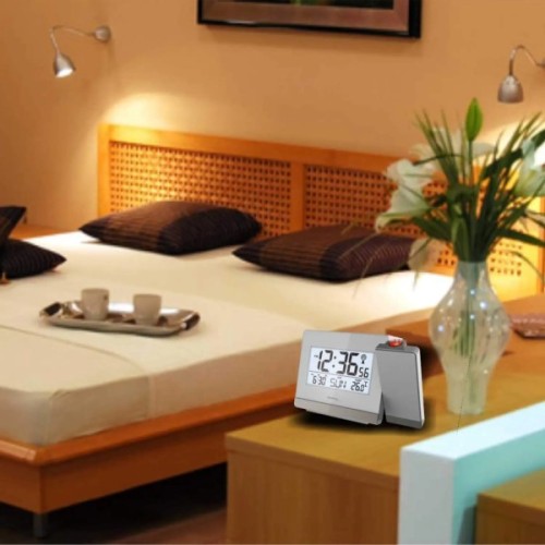 Настільний годинник Technoline WT538 проекційний Silver/Anthracite (DAS301198)