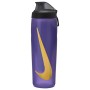 Пляшка для води Nike REFUEL BOTTLE LOCKING LID 24 OZ N.100.7668.501.24 фіолетовий, жовтий, чорний 709 мл (887791745231)