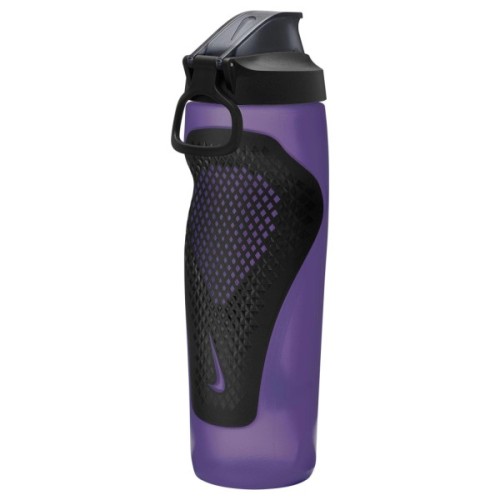 Пляшка для води Nike REFUEL BOTTLE LOCKING LID 24 OZ N.100.7668.501.24 фіолетовий, жовтий, чорний 709 мл (887791745231)
