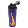 Пляшка для води Nike REFUEL BOTTLE LOCKING LID 24 OZ N.100.7668.501.24 фіолетовий, жовтий, чорний 709 мл (887791745231)