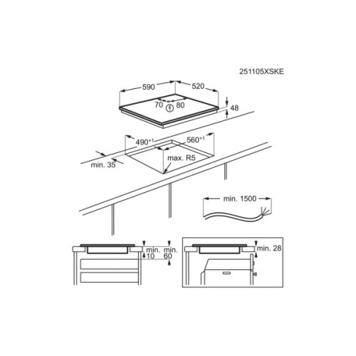 Варочна поверхня Electrolux LIB60320CL