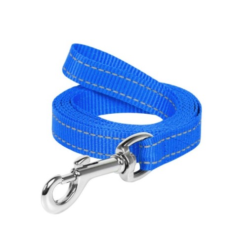 Повідець для собак Dog Extreme з нейлону Ш 20 мм Д 200 см блакитний (04632)