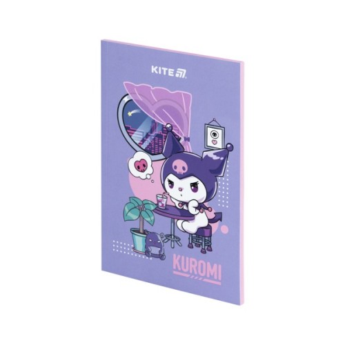 Блокнот Kite А5 Kuromi термобіндер, 64 аркуші, нелінований (HK25-193)