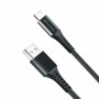 Дата кабель USB 2.0 AM to USB-C 1.2m Black Grand-X (FC-12B)