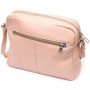 Сумка Grande Pelle Крос-боді з натуральної шкіри Пудрова (11694)