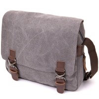 Сумка Vintage Текстильна Сіра (20605)