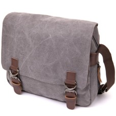 Сумка Vintage Текстильна Сіра (20605)