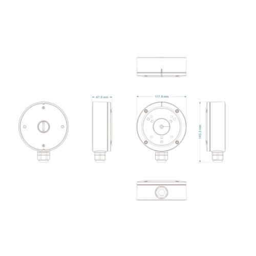 Кріплення для відеокамери Provision-ISR PR-JB12IP66-G