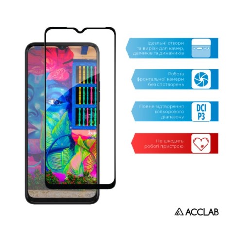 Скло захисне ACCLAB Full Glue Tecno Spark 10 (1283126580550)