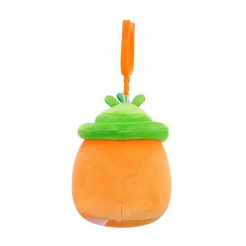 Брелок Squishmallows на кліпсі – Морквинка Кароліна 9 см (SQCP00462)