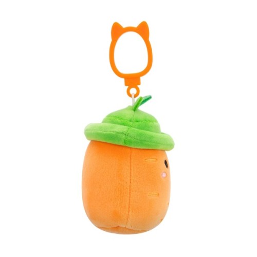 Брелок Squishmallows на кліпсі – Морквинка Кароліна 9 см (SQCP00462)